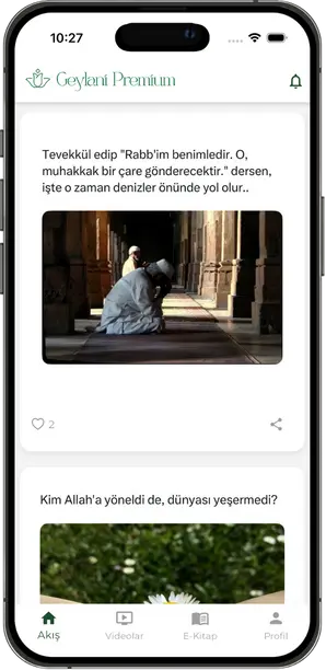 Dost Geylani uygulama ekranı